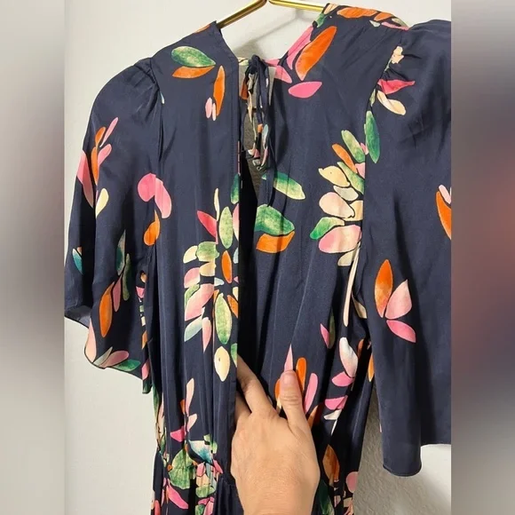EUC FRNCH Paris Jil jumpsuit in Floral Print, Size Small